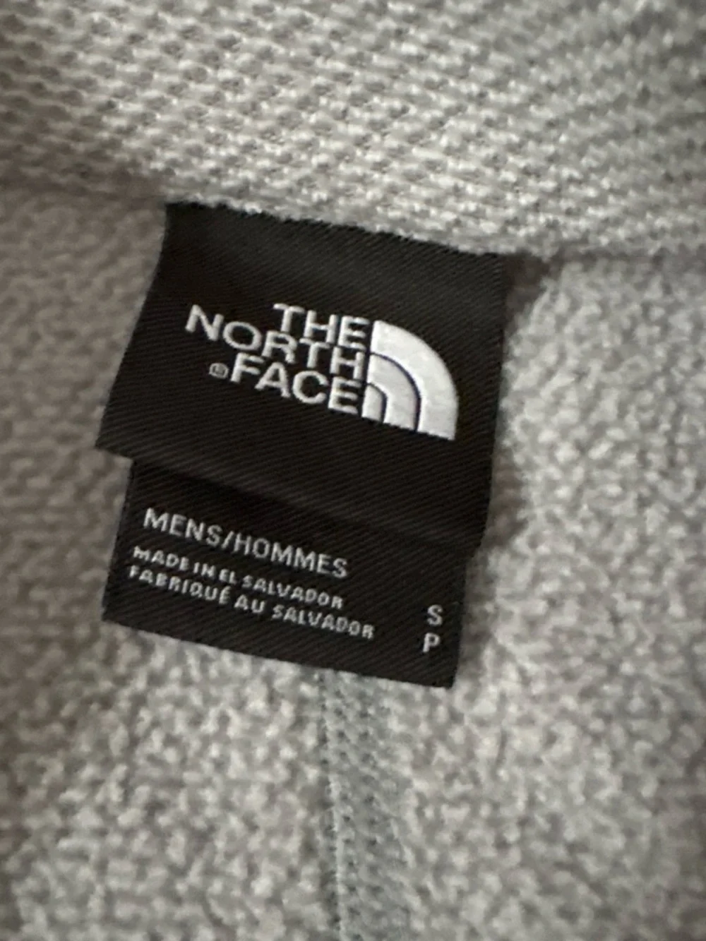 The North Face Men’s Light Gray Quarter-Zip Sweater (Men’s / Women’s)